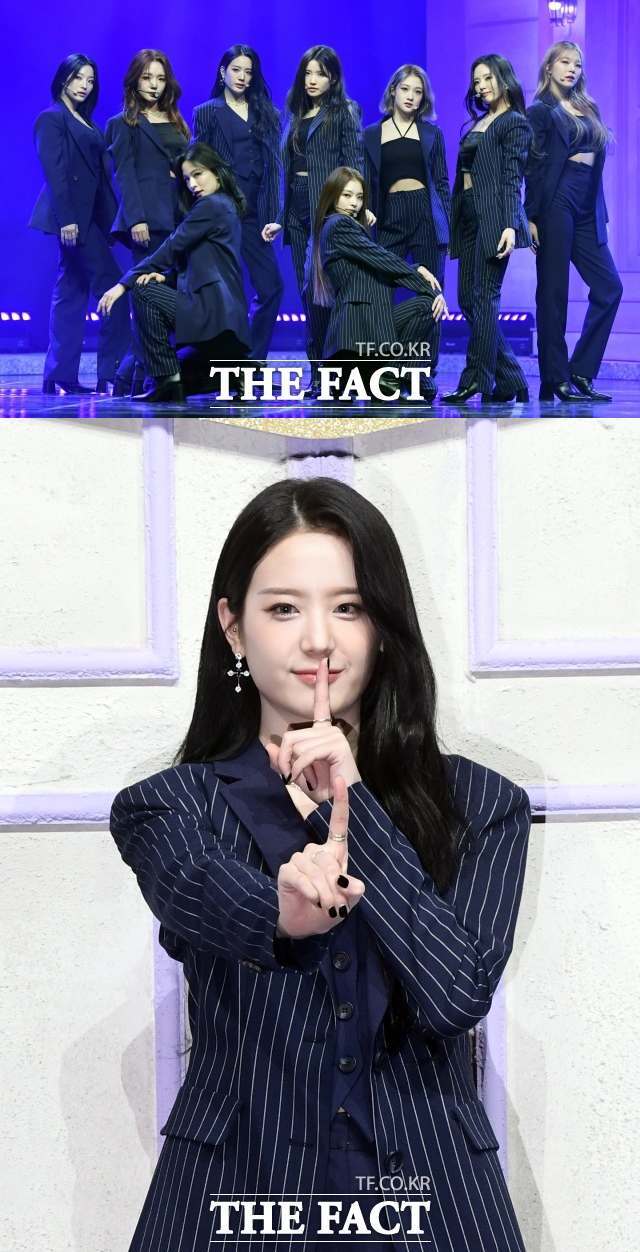 그룹 프로미스나인이 장규리(아래)의 탈퇴로 인해 팀을 8인 체제로 재정비한다. /더팩트 DB