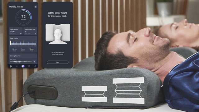 슬립테크 스타트업 메텔의 AI 베개 제레마. 킥스타터 홈페이지 캡처