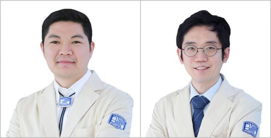 서울성모병원 소화기내과 성필수 교수(왼쪽), 인천성모병원 소화기내과 이순규 교수.