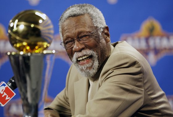 NBA 통산 11회 우승을 이끈 '전설' 빌 러셀이 1일 88세를 일기로 세상을 떠났다. [AP=연합뉴스]