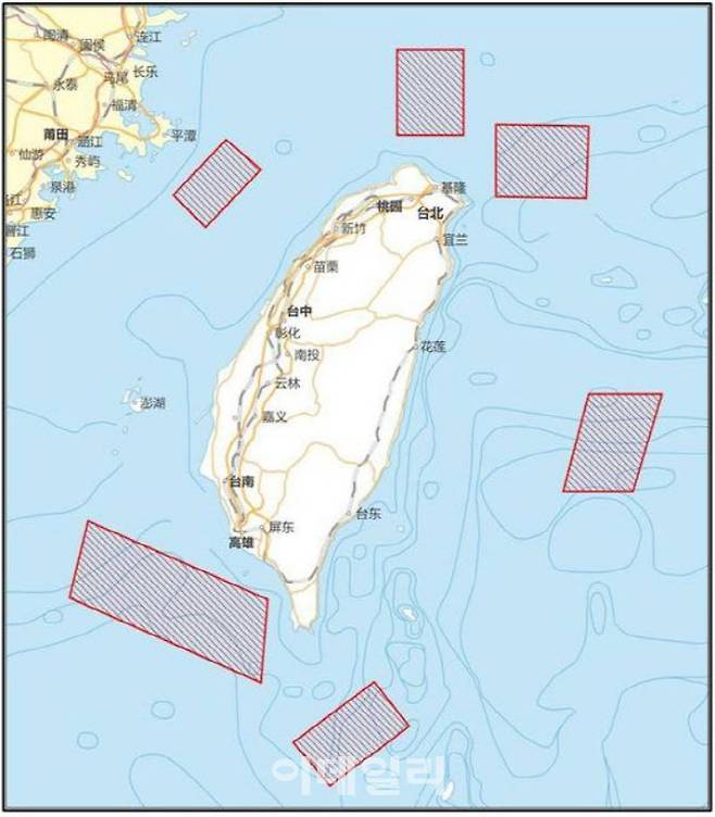 중국 인민해방군이 4~7일 대만섬 인근 군사 훈련을 예고했다. 사진=신화사