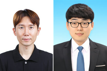 건국대 박기수 교수(왼쪽)와 제1저자 김석준 박사과정 학생