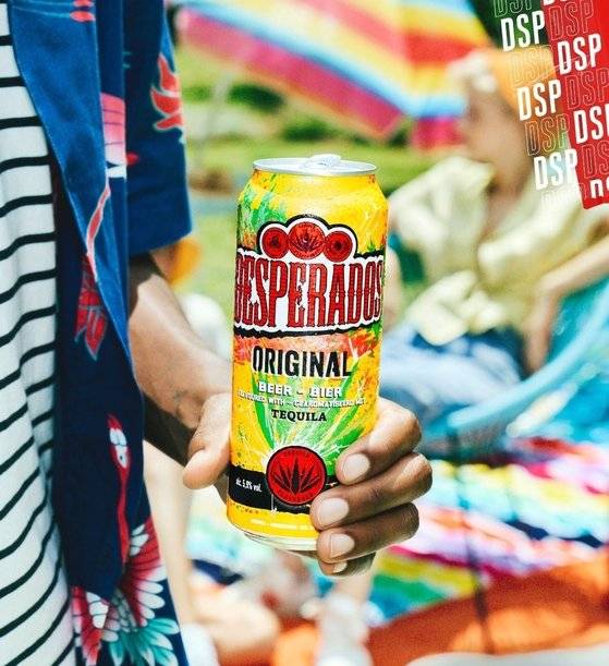 라임과 데킬라 향이 더해진 가향맥주, 데스페라도스. 사진 데스페라도 인스타그램