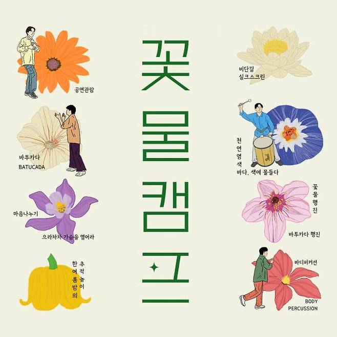 꽃물캠프 포스터. (영덕문화관광재단) 2022.08.05