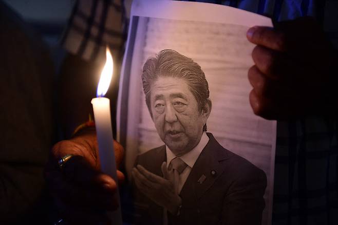 아베 신조 전 일본 총리(사진=AFP)