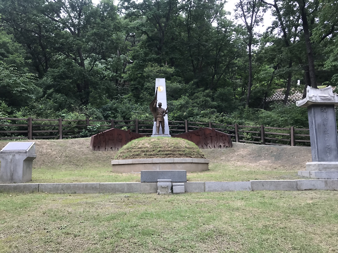 수유리 한국광복군 합동묘소. 국가보훈처 제공