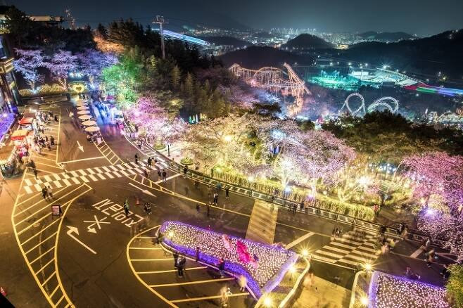 지난해 국내여행객 87.1%가 대구를 다시 방문한 것으로 나타났다. 사진은 대구 이월드 전경. (이월드 제공) 2022.08.07