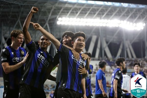 인천 선수단 / 사진=한국프로축구연맹 제공