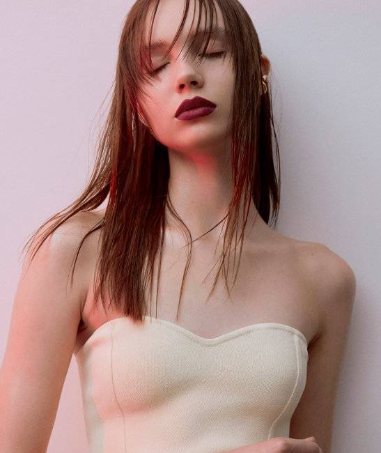 니트 튜브톱 자라. 이어 커프 모두 레이지던.