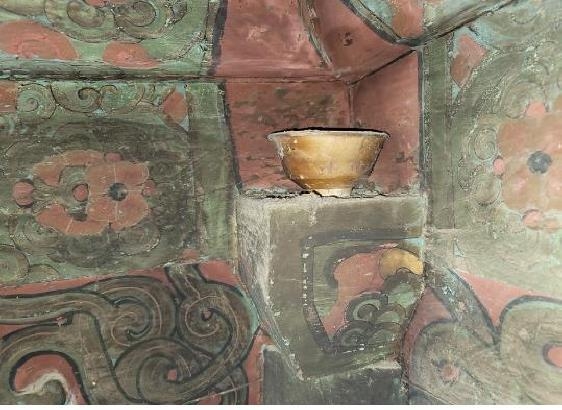 통도사 대광명전에서 발견된 조선시대 물감그릇 [통도사 성보박물관 제공. 재판매 및 DB 금지]