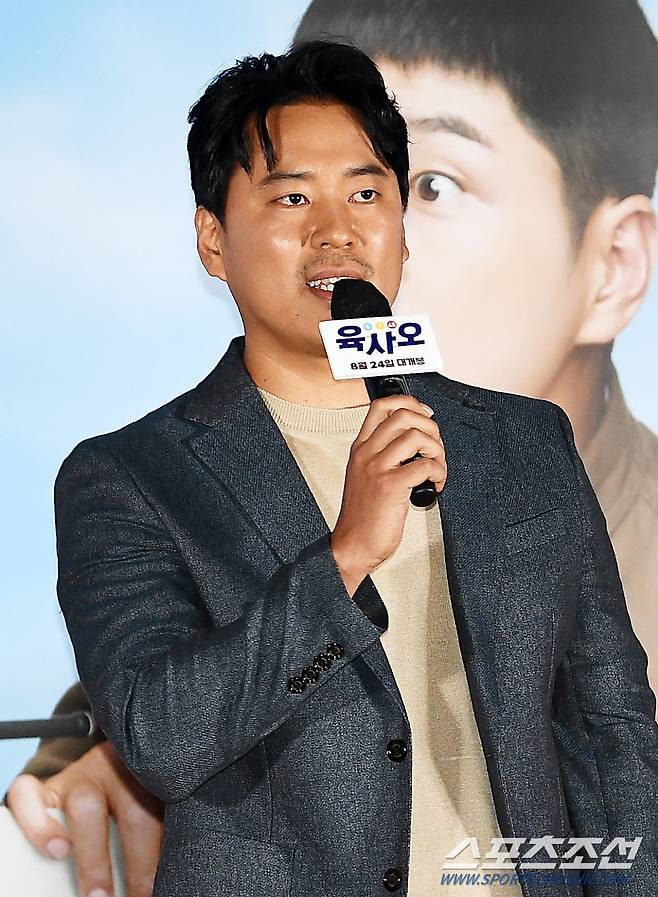 영화 육사오 언론시사회가 10일 서울 용산구 한강로동 CGV용산아이파크몰에서 열렸다. 배우 이순원이 인터뷰를 하고 있다. 용산=박재만 기자 pjm@sportschosun.com/2022.08.10/