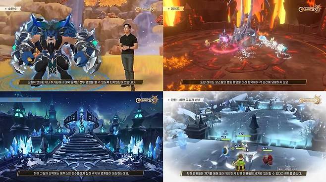 컴투스 서머너즈 워: 크로니클 쇼케이스 중 콘텐츠 소개