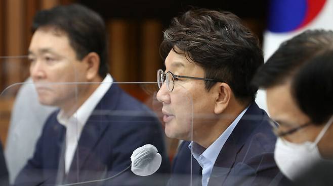 권성동 원내대표 긴급 당·정 협의회 발언 (사진=국회사진기자단, 연합뉴스)