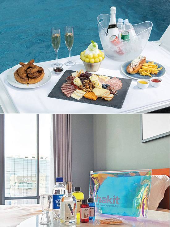 앰배서더 서울 풀만 호텔, ‘카바나 파티 세트’ 출시, 그래비티 서울 판교, ‘Shakit! Your Taste’ 패키지