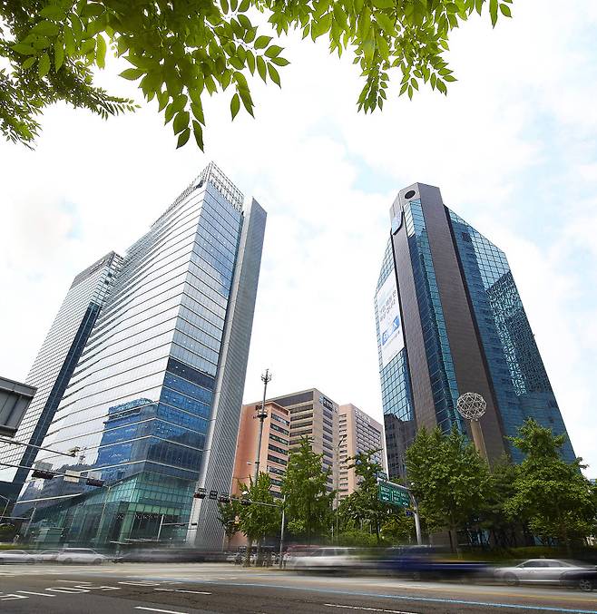 서울 을지로 기업은행 본점 전경