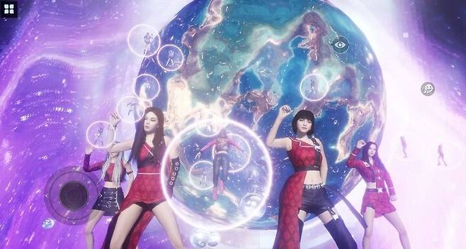 블랙핑크 인게임 콘서트 ‘더 버추얼’ 갈무리.