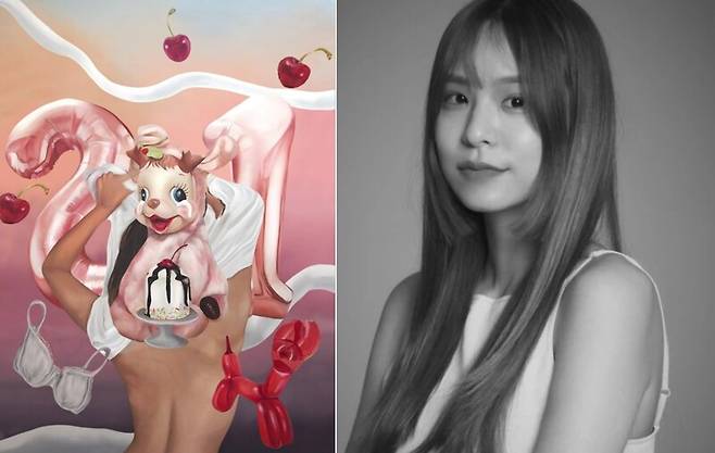 로렌정 작가와 ‘Happy Birthday’ / 사진 = 아이랩미디어 제공