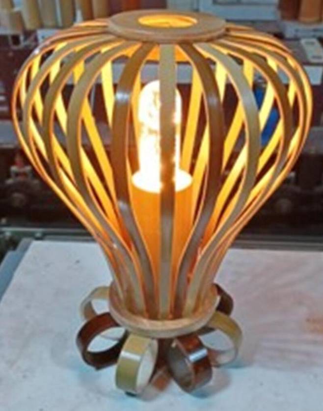 대나무로 만든 전등 / 사진=전남도청 제공