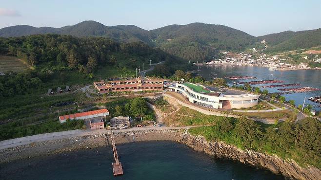 한려해상 생태탐방원 전경.