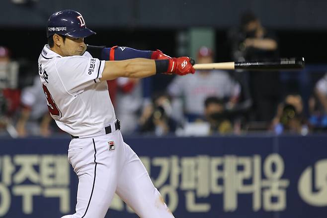 ▲ 두산 베어스 강승호 ⓒ 두산 베어스