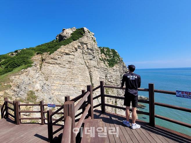 서해5도 중 하나인 대풍도의 대표 명소 중 하나인 서풍받이.