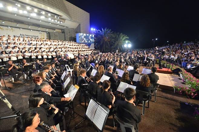 2019년 경축음악회 (사진, 제주국제관악제 홈페이지)