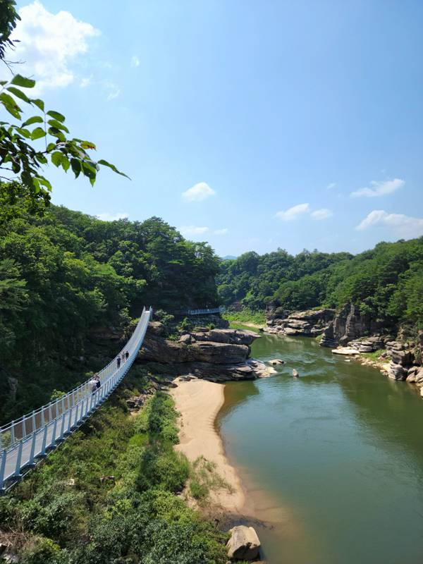 화강암교 드르니매표소 방향