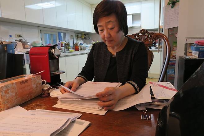 인혁당 사건 당시 15년형을 선고받은 고 전재권씨의 장녀인 전영순씨. 이명선 기자