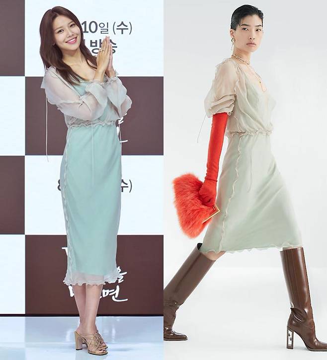 그룹 소녀시대 출신 배우 최수영/사진=KBS2, 펜디(FENDI)