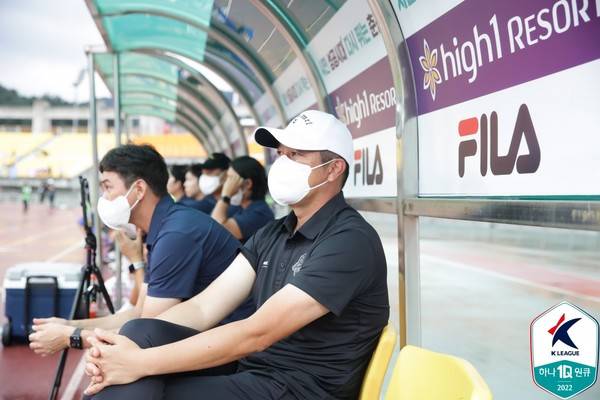 김도균 수원FC 감독. 한국프로축구연맹 제공