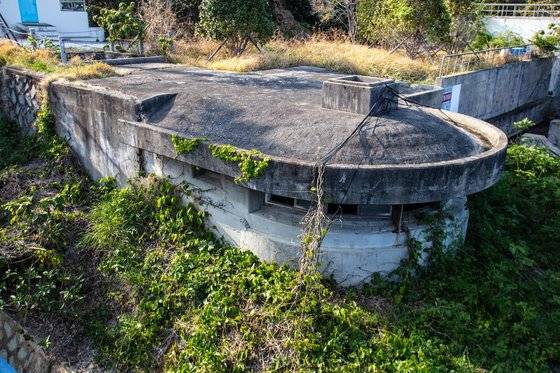 일제가 해안 경비를 위해 거제 지심도에 설치한 관측소. [한국내셔널트러스트]