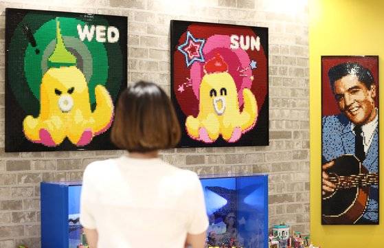 서울 강남구 일상비일상의틈에서 열린 '레고 90주년 플레이그라운드' 팝업 전시관. 사진 LG유플러스