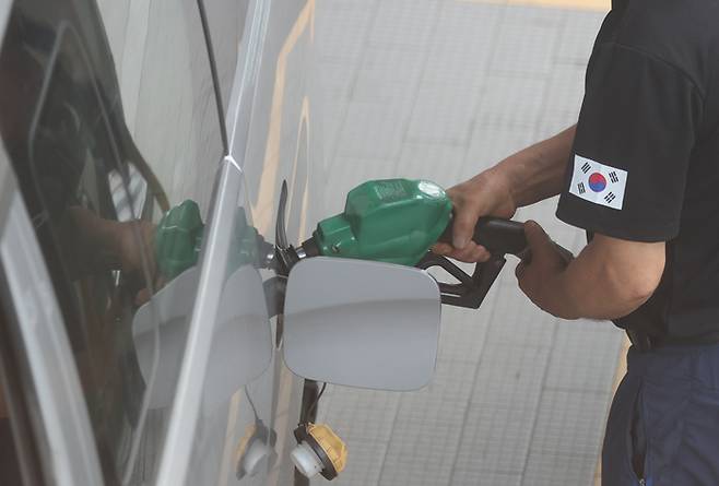 서울 시내 주유소 모습. 연합뉴스.