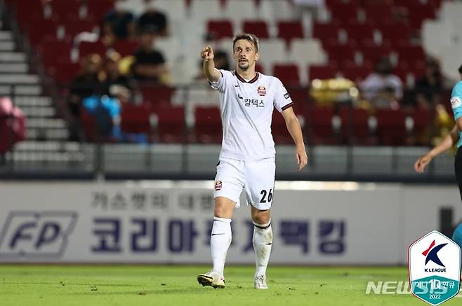 [서울=뉴시스]프로축구 FC서울 팔로세비치 (사진 = 프로축구연맹 제공)