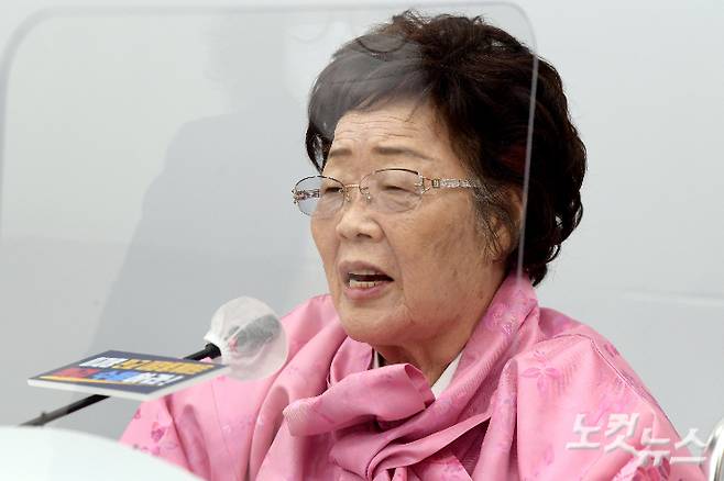일본군 위안부 피해자 이용수 할머니. 윤창원 기자