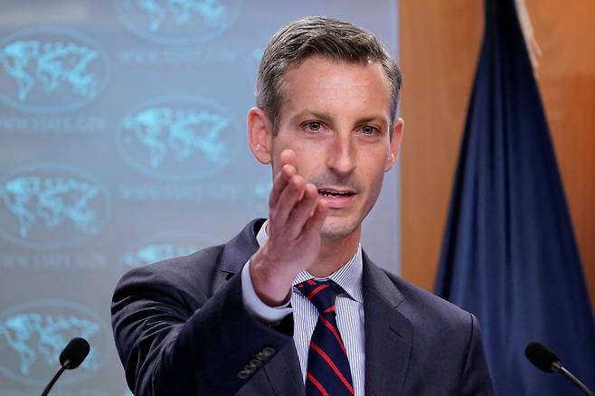네드 프라이스 미국 국무부 대변인 /로이터=연합뉴스