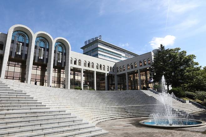 상명대 천안캠퍼스 전경. 상명대 인터넷 홈페이지 캡처