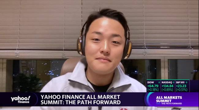 권도형 테라폼랩스 대표. 테라폼랩스는 ‘루나’ ‘테라’를 발행한 블록체인 기업이다. [야후 파이낸스]