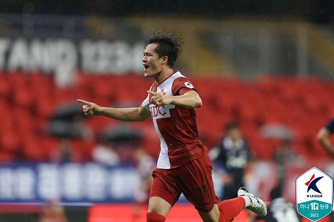 부산 체면 살려준 박정인 [한국프로축구연맹 제공. 재판매 및 DB 금지]