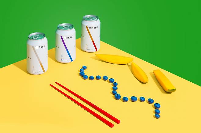 막걸리 '마쿠'.(롯데쇼핑 제공)