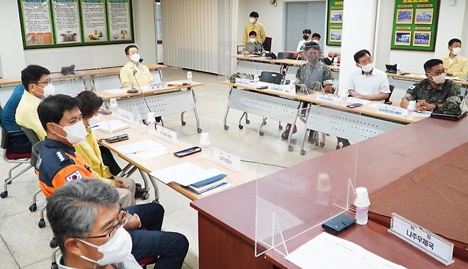나주시, '2022년 을지연습 연계 통합방위협의회' 개최.
