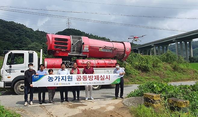 벼 병해충 공동 방제 작업  *재판매 및 DB 금지