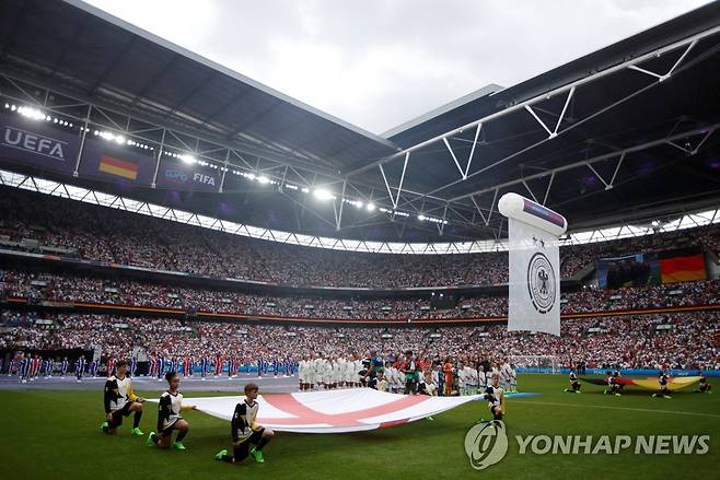 여자 유로 2022 결승전 열린 웸블리 [로이터=연합뉴스