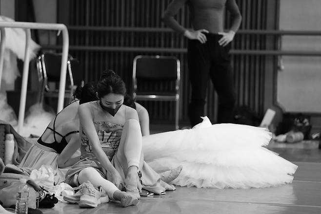 '더 발레리나' 리허설 사진 [유니버설 발레단 제공. 재판매 및 DB 금지 ]