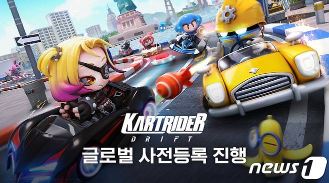 넥슨, 신작 레이싱 게임 '카트라이더: 드리프트' 글로벌 출시 앞두고 사전등록 진행(넥슨 제공)