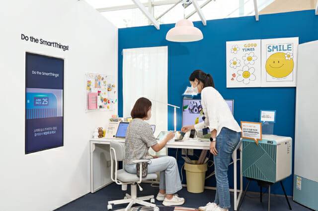 삼성 디지털프라자 강남본점의 스마트싱스 특화 체험존 '홈 스튜디오'(사진=삼성전자)
