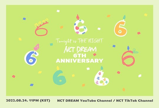 Boy band NCT Dream will meet its fans online to celebrate the six-year anniversary of its debut. [SM ENTERTAINMENT]