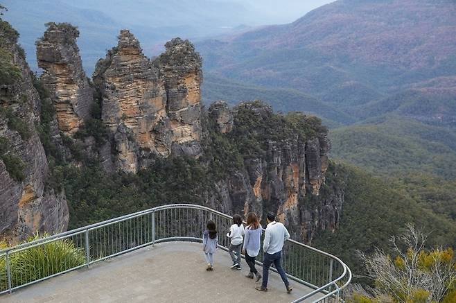 세 자매 봉, 블루 마운틴 국립공원, 뉴 사우스 웨일즈. 사진제공|뉴 사우스 웨일즈주 관광청.