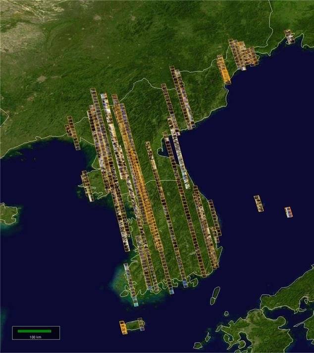'국토위성 1호'가 촬영한 고해상도 영상 지난해 3월 발사된 '국토위성 1호'가 촬영한 고해상도 영상
[국토교통부 제공. 재판매 및 DB 금지] photo@yna.co.kr