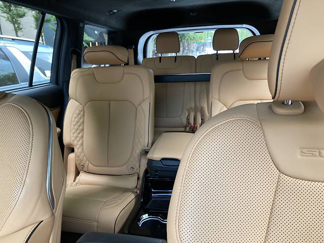 지프의 대형 SUV '그랜드체로키L'./연선옥 기자